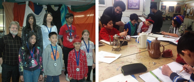 Youth Achievement Award Winners and Youth Art Classes