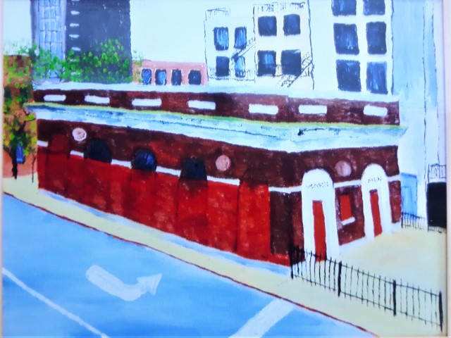 Delancey Street, NYC - $200 - 11 x 14 - Oil on canvas