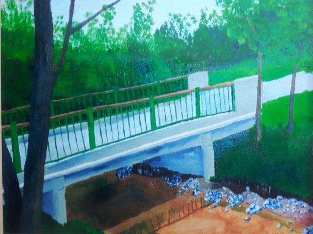 Sunny Brook Park #1, Don Valley, Toronto - $200 - 11 x 14 - Oil on canvas