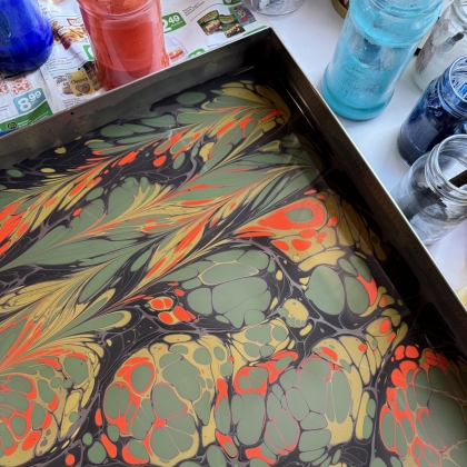 Artist Talk: Traditional Ebru Art with Hacer Ozcan